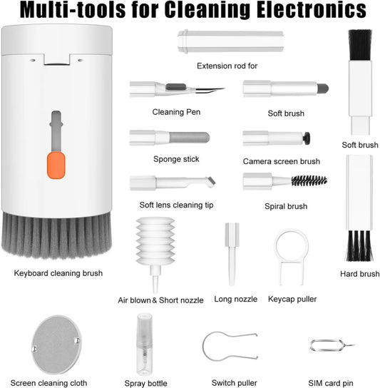 20-in-1 Cleaning Kit For Phones, Earbuds, Laptops, Camera Lens